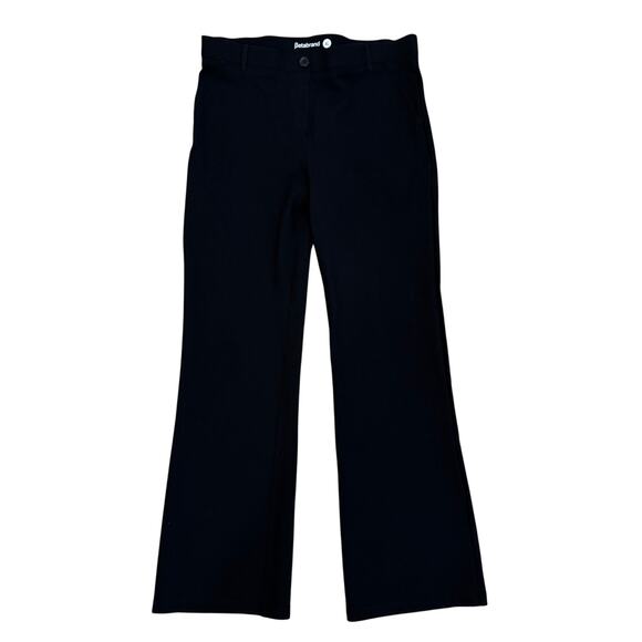Betabrand Womens XL Black Career Pants Button Front NWOT - Picture 1 of 3